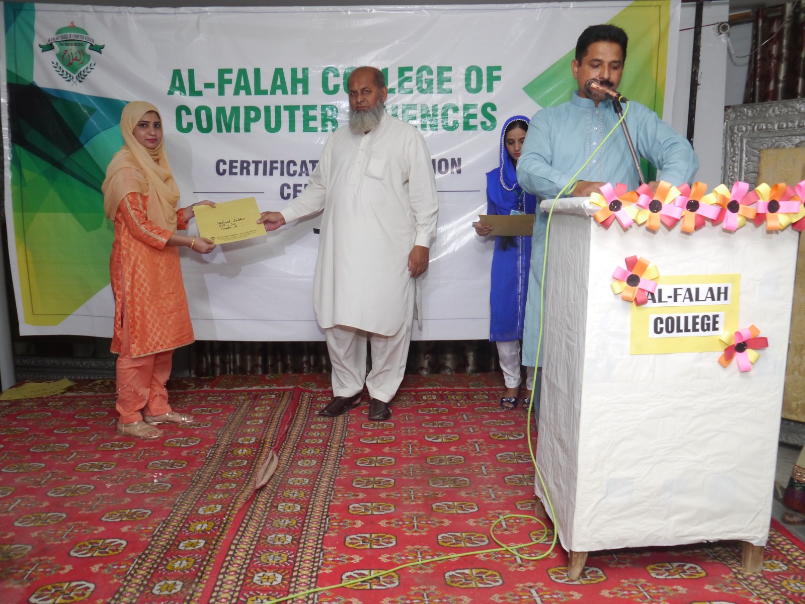 Distribution Ceremony — Al-Falah Computer College