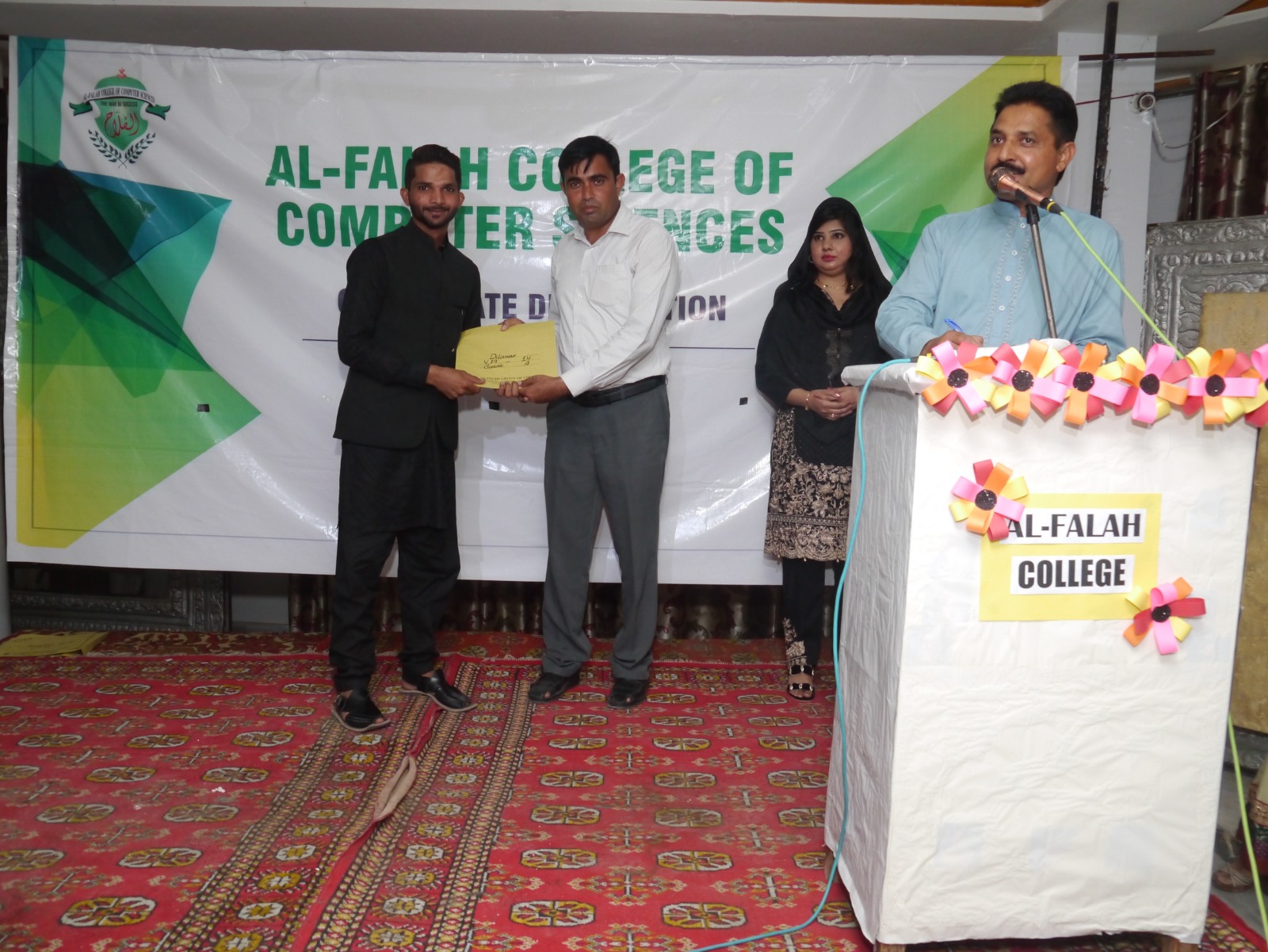 Distribution Ceremony — Al-Falah Computer College